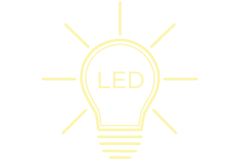 We’re on the way to replacing all of our lighting to LED equivalents, which use 65% energy than traditional fluorescent lights. Plus, we’re installing motion sensors to cut back on unnecessary use.