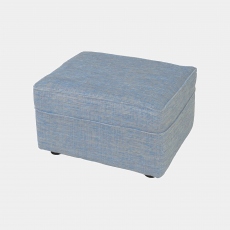 Footstool In Fabric - Anneka