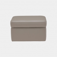 Varese - Storage Footstool In Leather