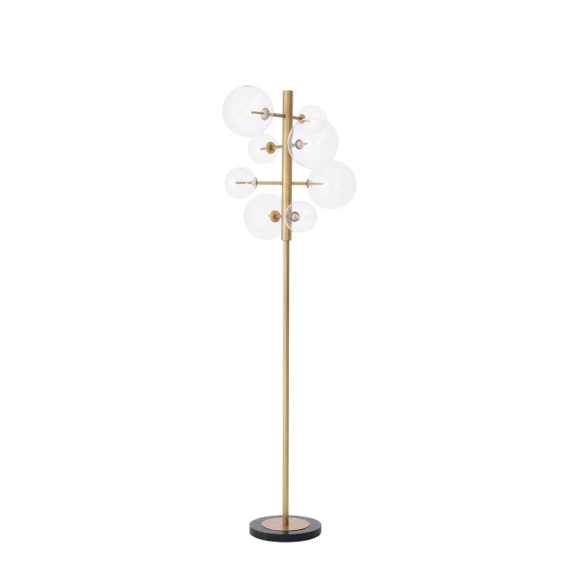 Floor Lamp In Antique Brass - Eichholtz Argento
