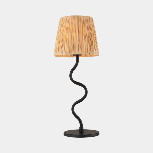  Black Table Lamp - Squiggle