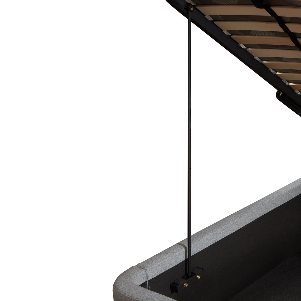 Tempur Horton - King (150cm) Ottoman Bed Frame in Shetland Slate