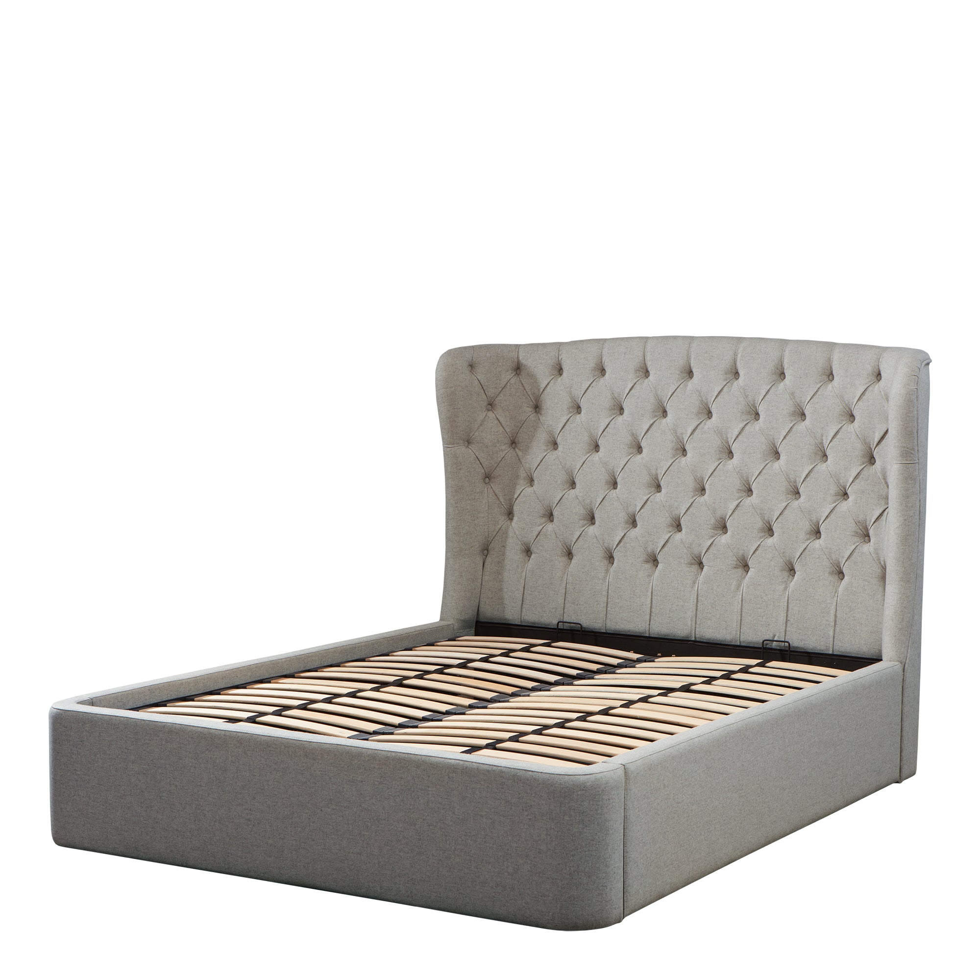 Tempur Holcot - King (150cm) Ottoman Bed Frame in Shetland Mercury