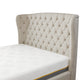 Tempur Holcot - King (150cm) Ottoman Bed Frame in Shetland Pebble