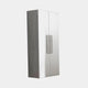 2 Doors Wardrobe Titanio/Silver Ash (Self Assembly Required)