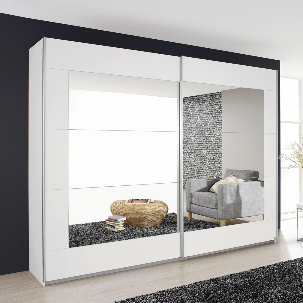 Arkana - 2 Sliding Door Robe With Mirror Doors 181cm