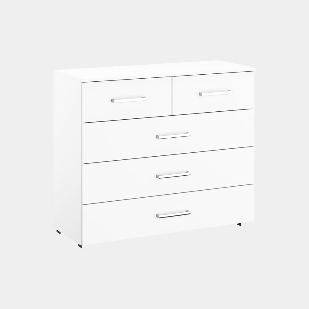 Alpen - 3+2 Drawer Chest In AN806 Alpine White