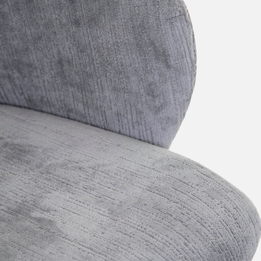 Dario - Dining Chair In Grey Fabric