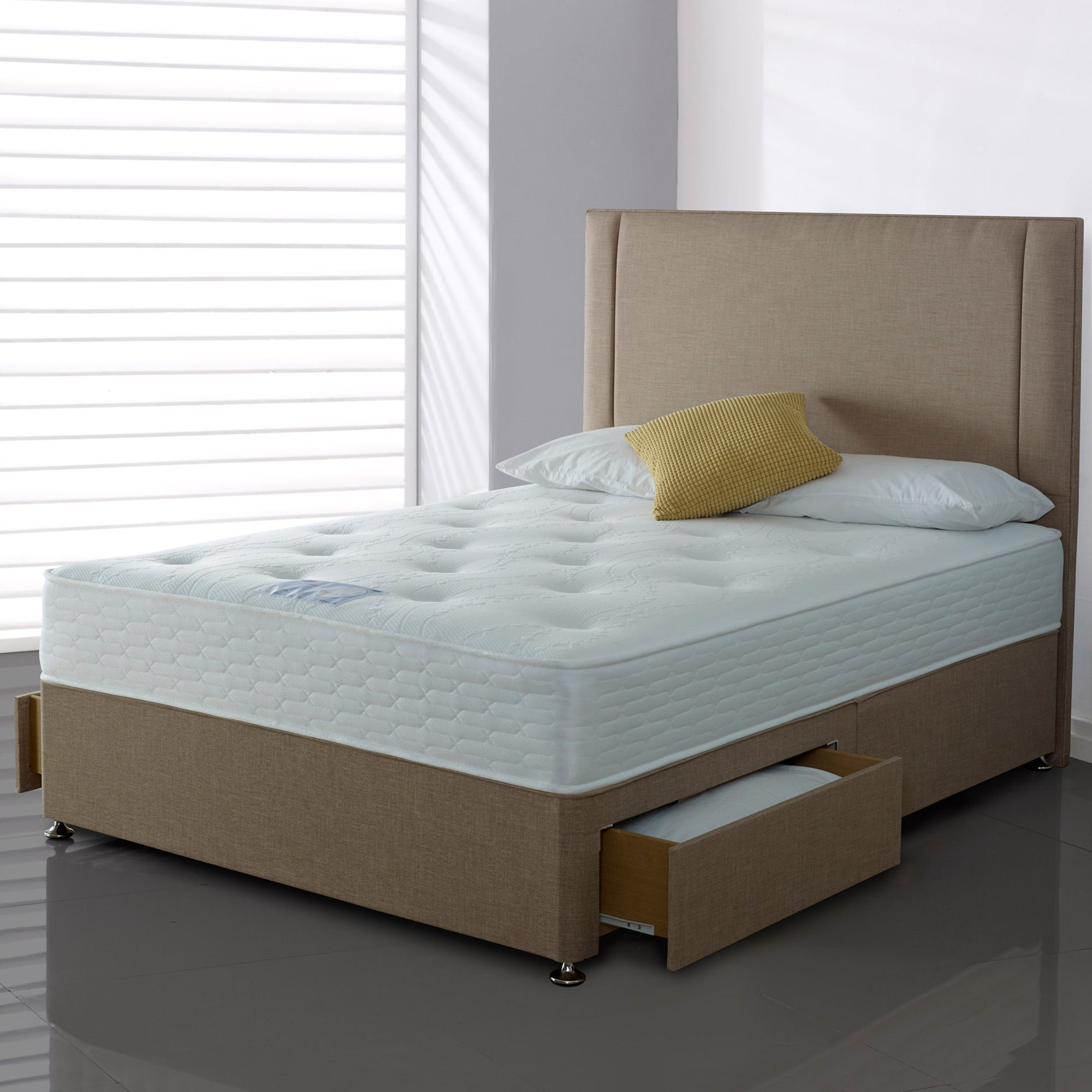 Connington Comfort - 75cm (Small Single) Non Drawer Divan Set