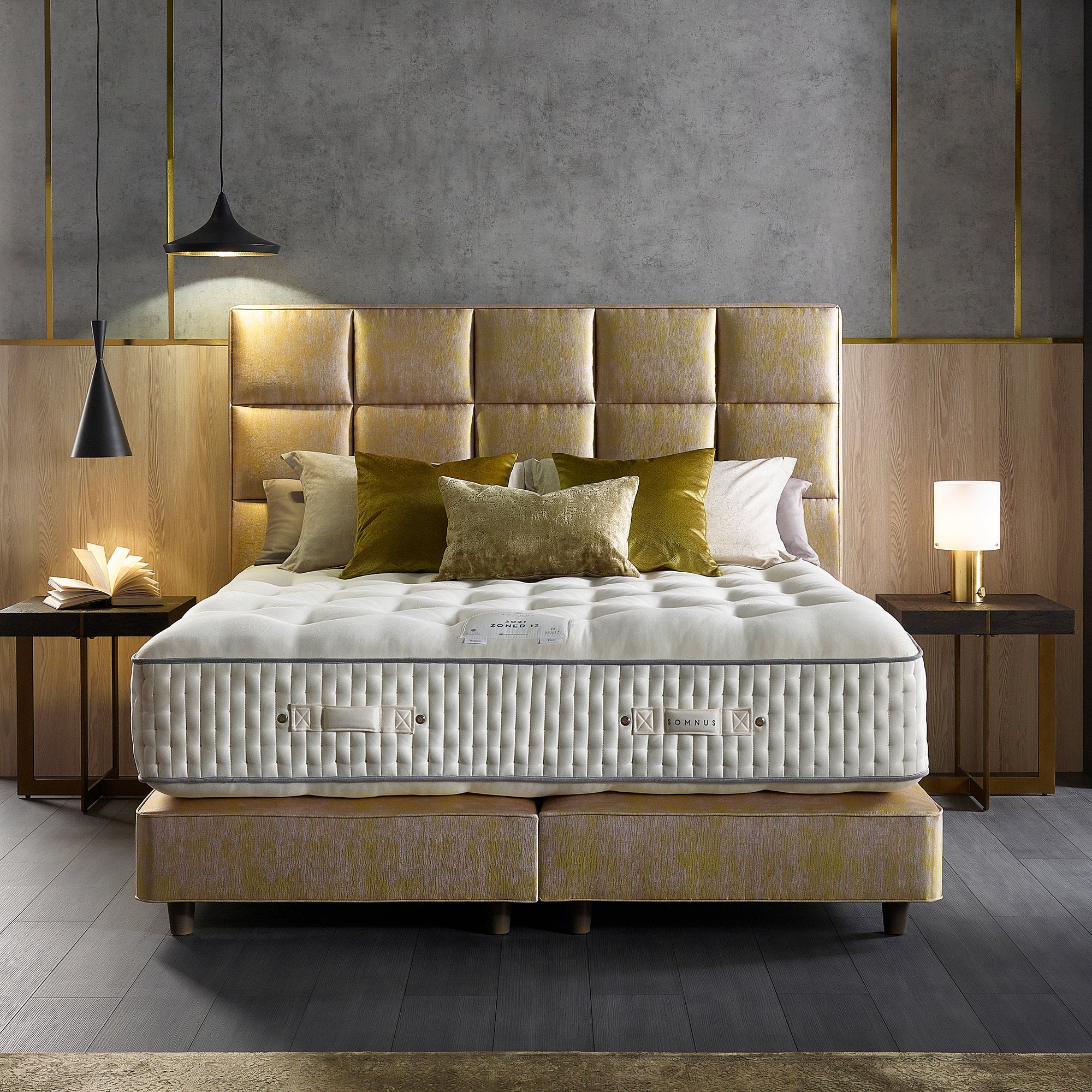 Harrison Spinks Somnus Connaught Select - Premium True Edge Divan Set Small Double (120cm)