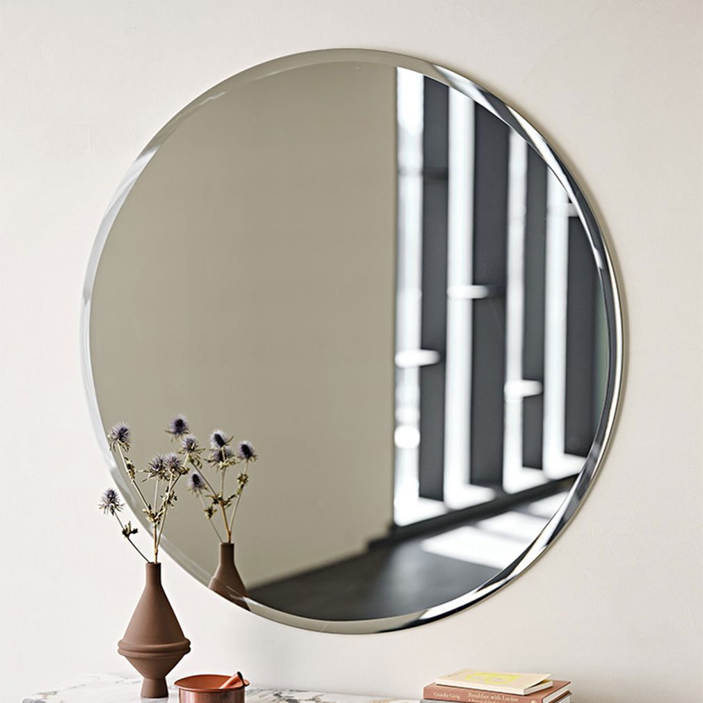 Cattelan Italia Hawaii - Bevelled Mirrored Glass Wall Mirror 120x120cm