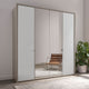 Florida - Wardrobe In Champagne Glass 100cm 2 Door Hinged Robe (H216cm), Champagne Glass Front