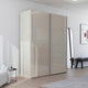 160cm 5DAG Colour Glass 2 Door Sliding Robe 223cm H (Supplied Packed Flat)