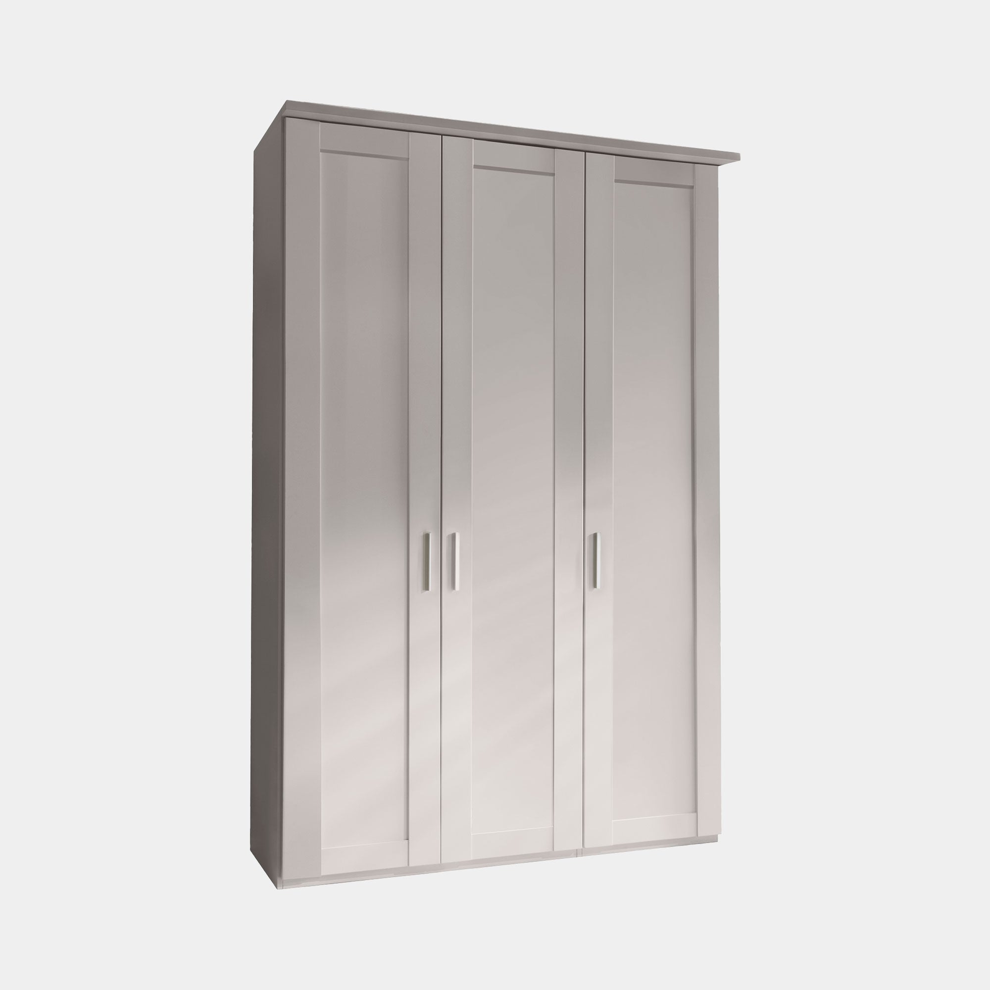 Milton  - 3 Plain Door 150cm Hinged-door Wardobe