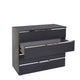 Omega - 94cm 4 Drawer Chest In Colour With Horizontal Trim 645T