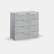 Santorini - 80cm 5 Drawer Chest With Colour Front