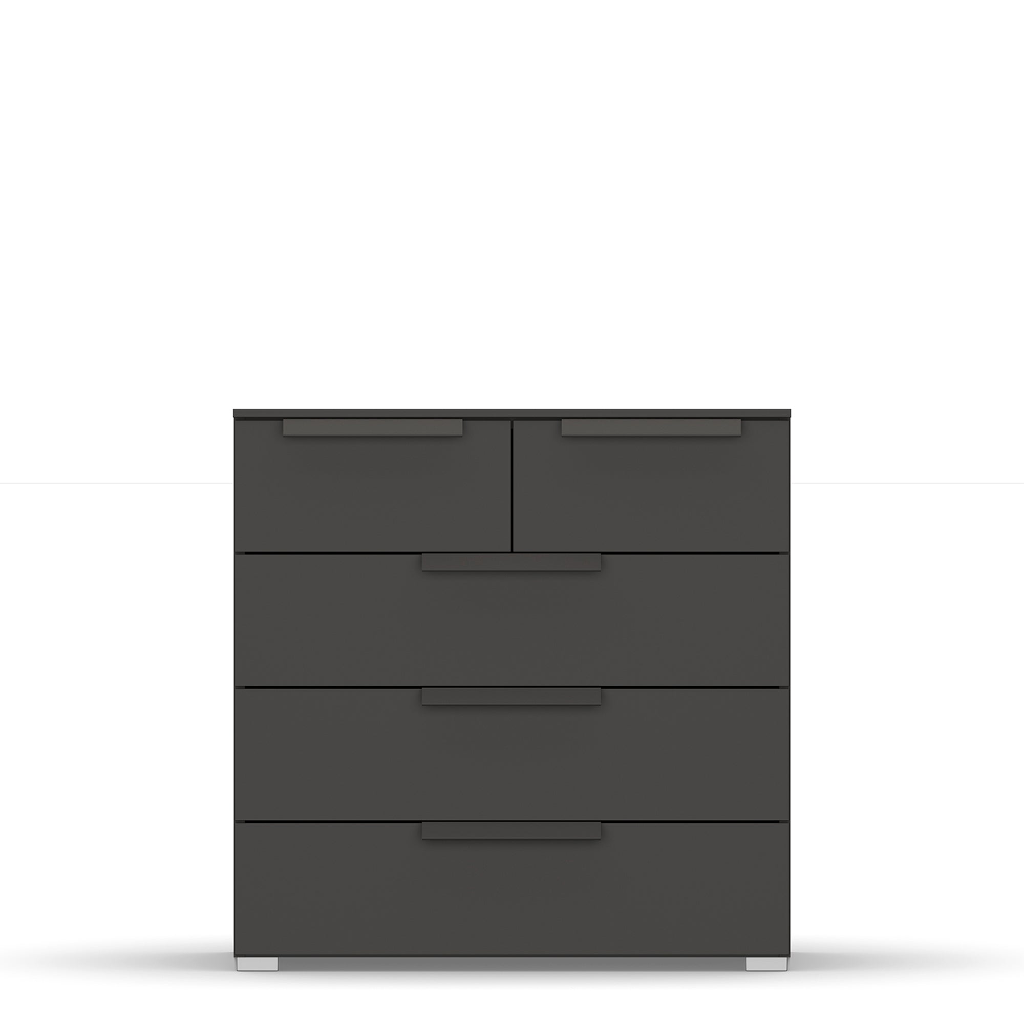 Santorini - 80cm 5 Drawer Chest With Colour Front
