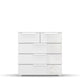 Santorini - 80cm 5 Drawer Chest With Colour Front