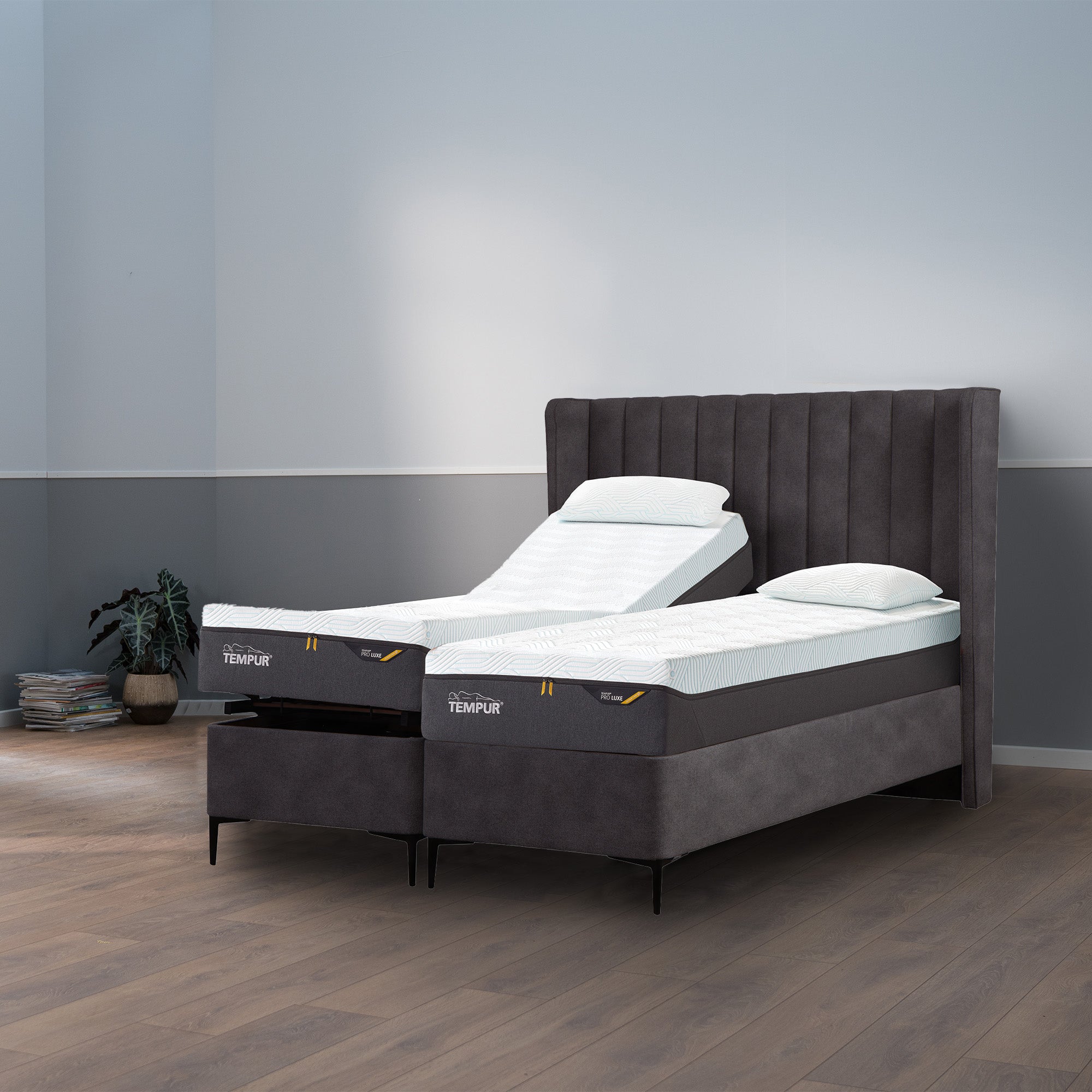 Tempur Suffolk - Adjustable Slim Divan Base (King) 150 x 200cm