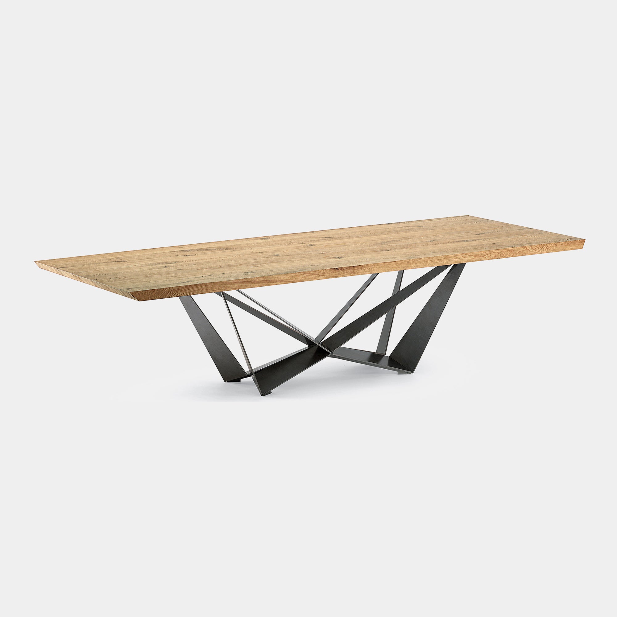 Cattelan Skorpio Wood - 240x100x75h Dining Table With Heritage Oak Top