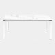 CS/4097-MV 160 - Extending Dining Table White Marble Ceramic