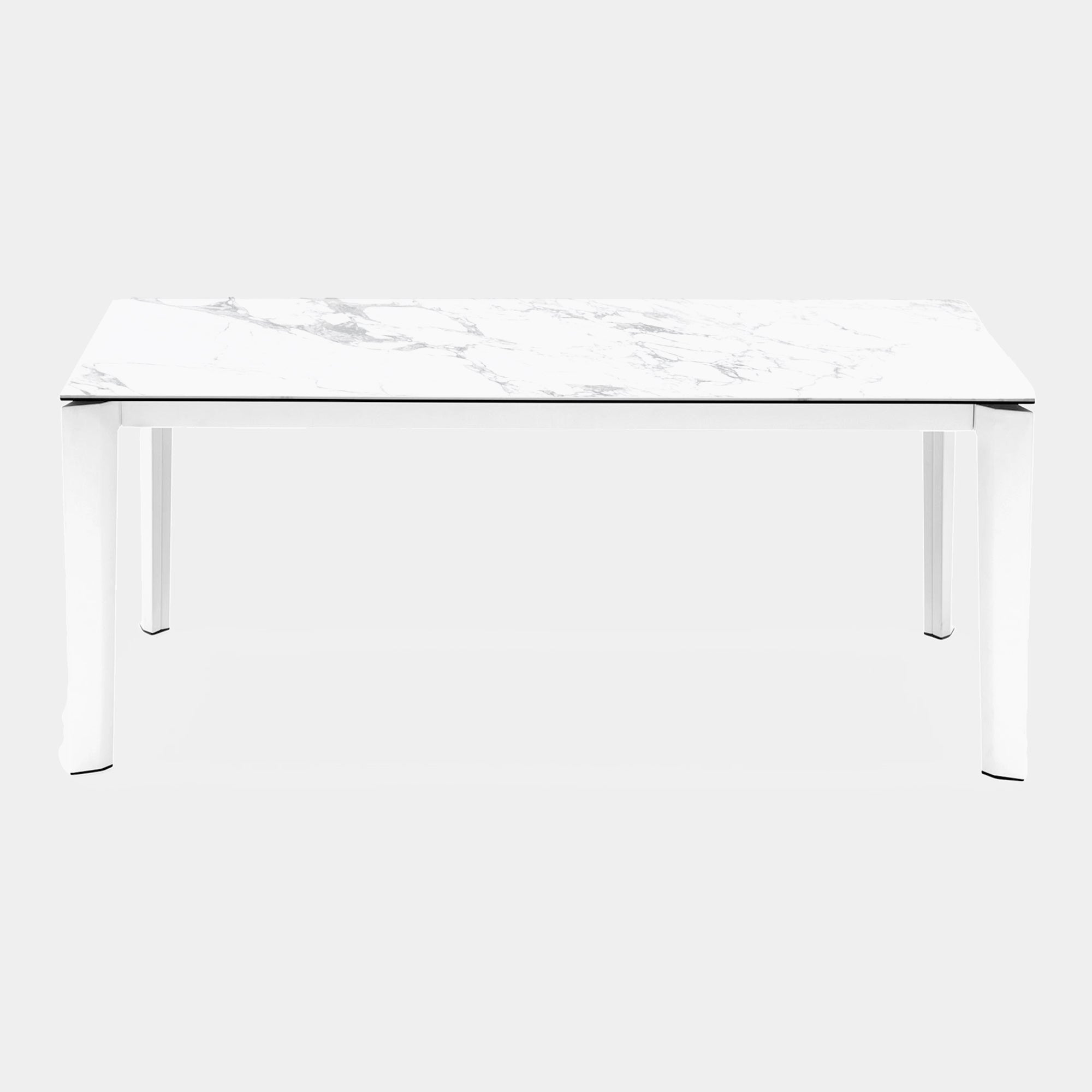 CS/4097-MV 180 - Extending Dining Table White Marble Ceramic