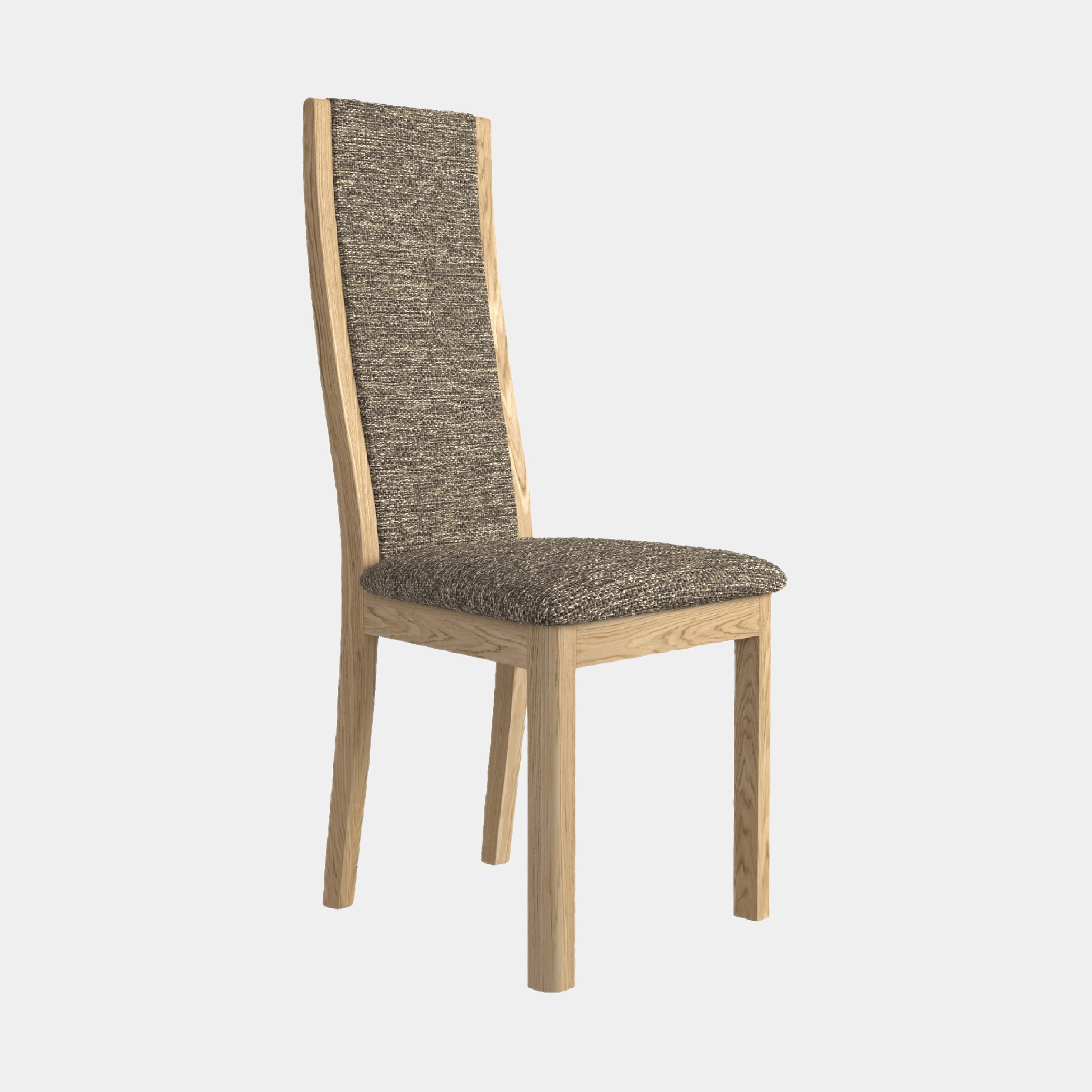 Arden - High Back Dining Chair In Fabric Grey