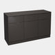 Large Sideboard in Graphite High Gloss Finish