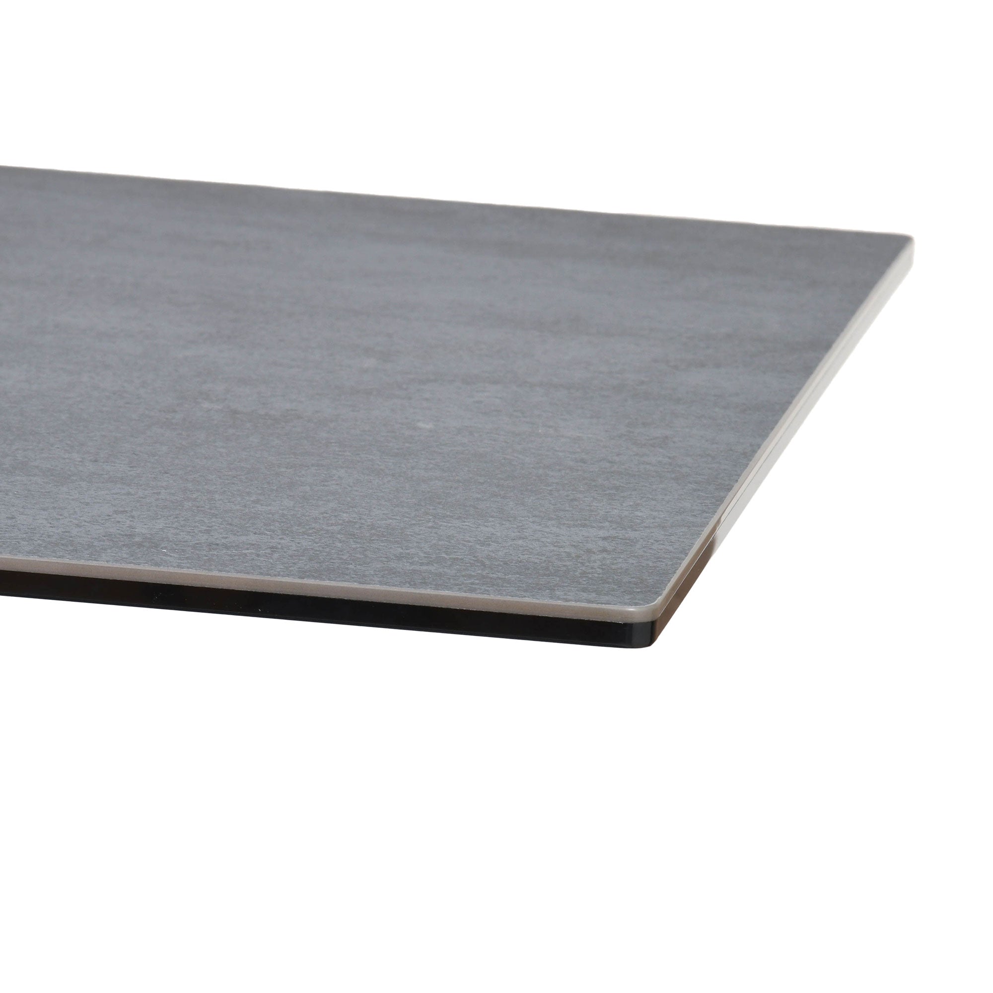 120 x 70 cm Bar Table Grey Ceramic