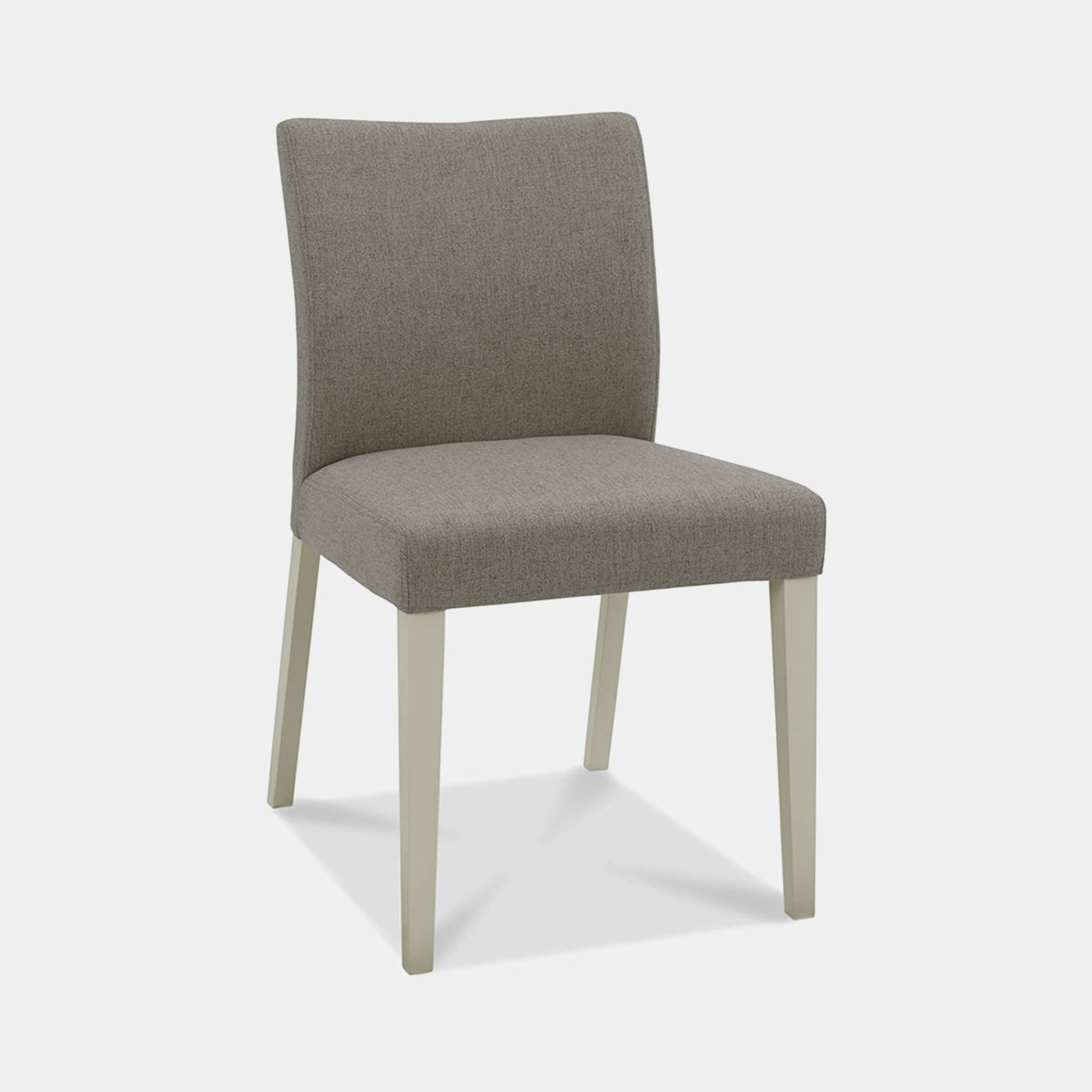 Bremen - Upholstered Dining Chair In Titanium Fabric With Washed Grey Frame