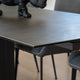 160cm Ext Dining Table Taupe Brown