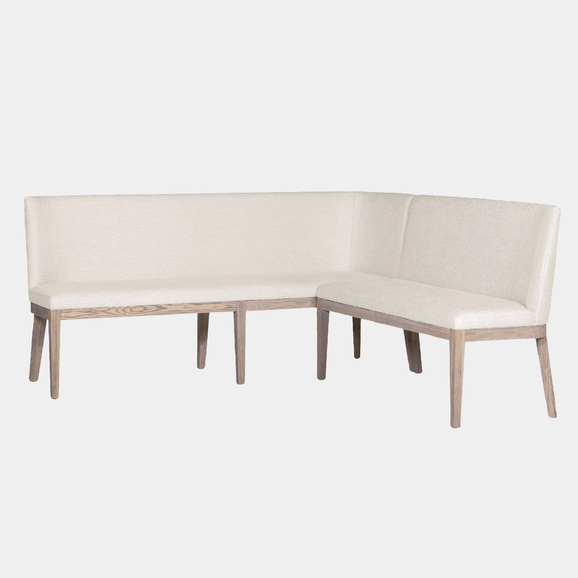 Chepstow - Corner & Short Bench In Natural Fabric