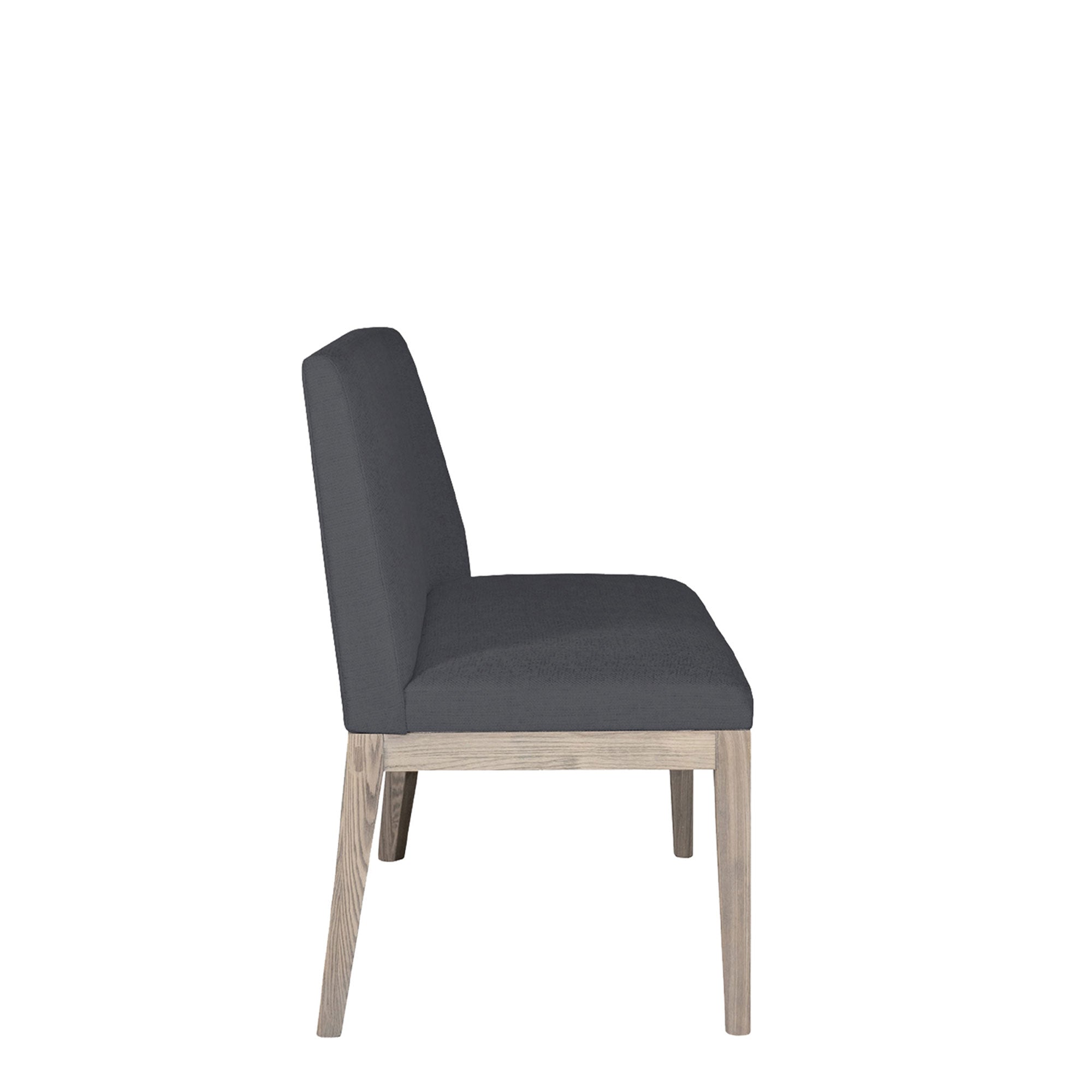 Chepstow - Short Bench In Dark Grey Fabric