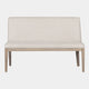 Chepstow - Short Bench In Natural Fabric