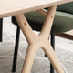 180cm Dining Table With Brass Details, Edge Profile 3