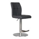 Dark Grey PU Bar Stool (Assembly Required)