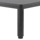 240cm Dining Table Charcoal Grey Oak Finish