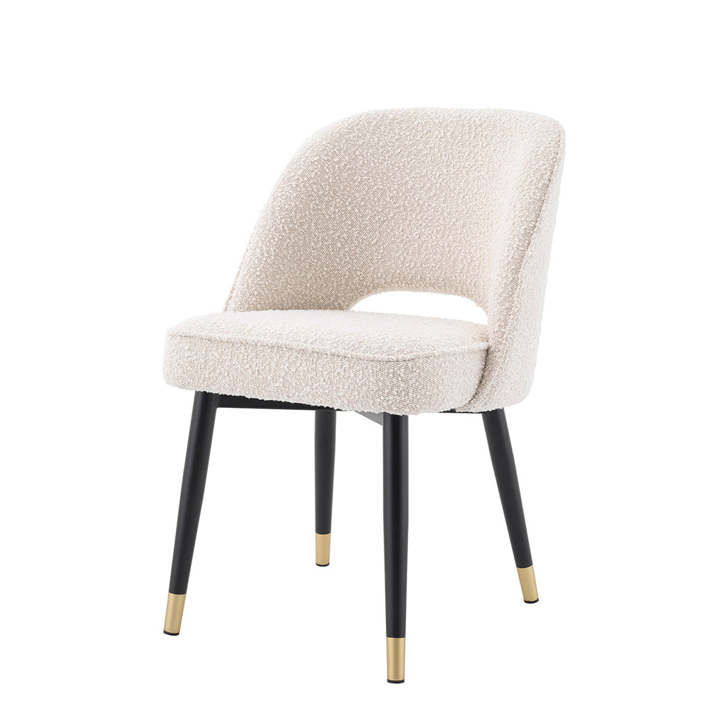 Eichholtz Cliff - Set Of 2 Dining Chairs Boucle Cream