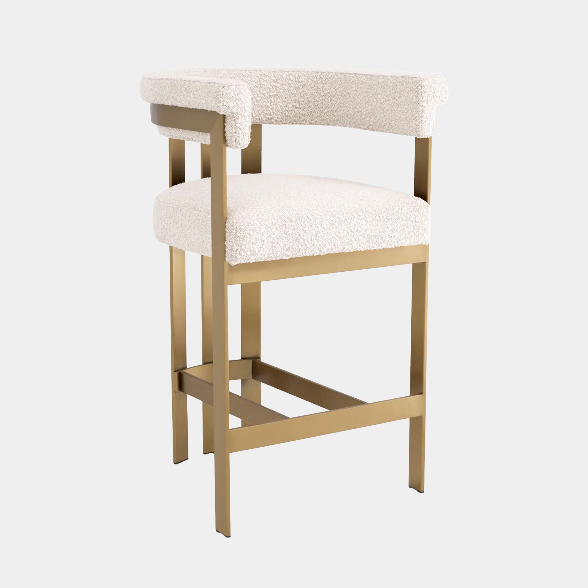 Eichholtz Clubhouse - Counter Stool Boucle Cream