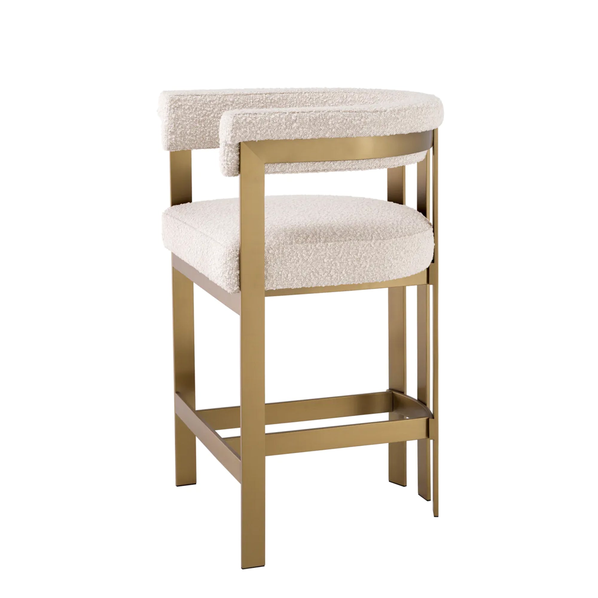 Eichholtz Clubhouse - Counter Stool Boucle Cream