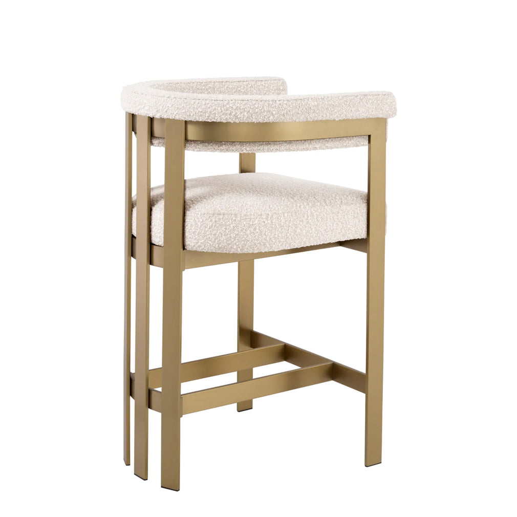 Eichholtz Clubhouse - Counter Stool Boucle Cream