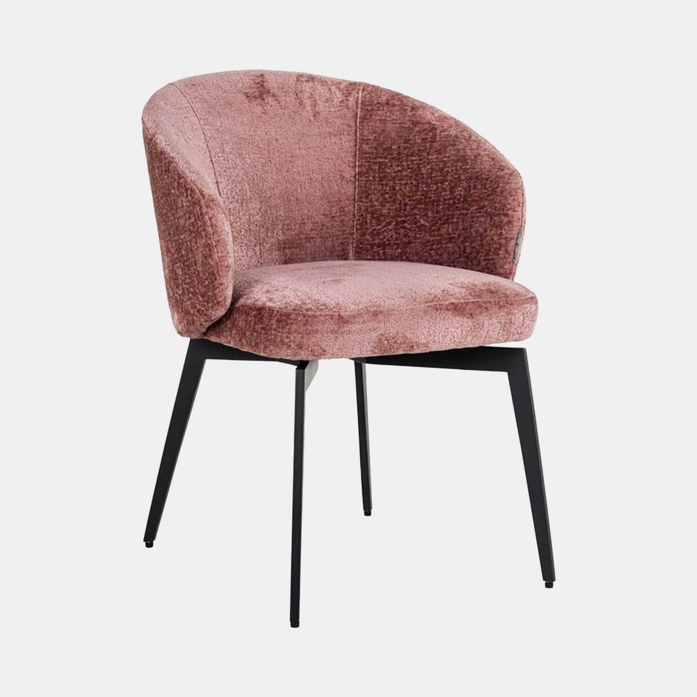 Elsie - Dining Chair In Rose Chenille