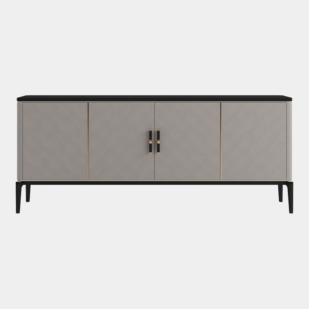 Evora - 4 Door Sideboard In Oak Finish 180cm