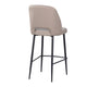 Finley - Bar Stool In PU Leather Taupe