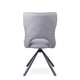 Grigio - Swivel Dining Chair In Dark Grey PU