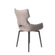 Luca - Swivel Dining Chair In Taupe PU