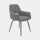 Swivel Dining Chair With Matt Black 'B' Elegant Leg In Group 1