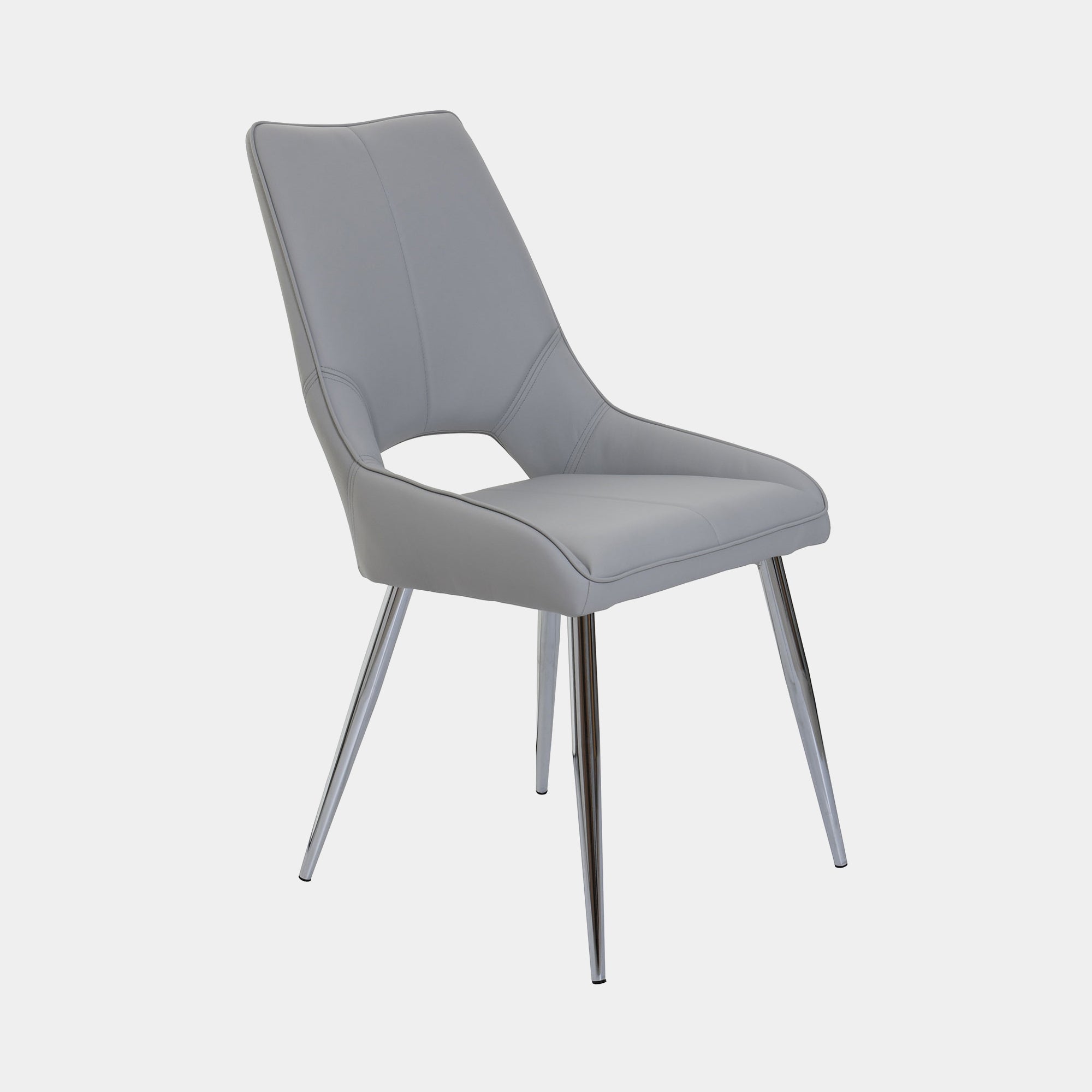 Marco - Dining Chair In Light Grey PU