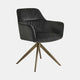 Mila - Dining Chair In Antraciet Velvet