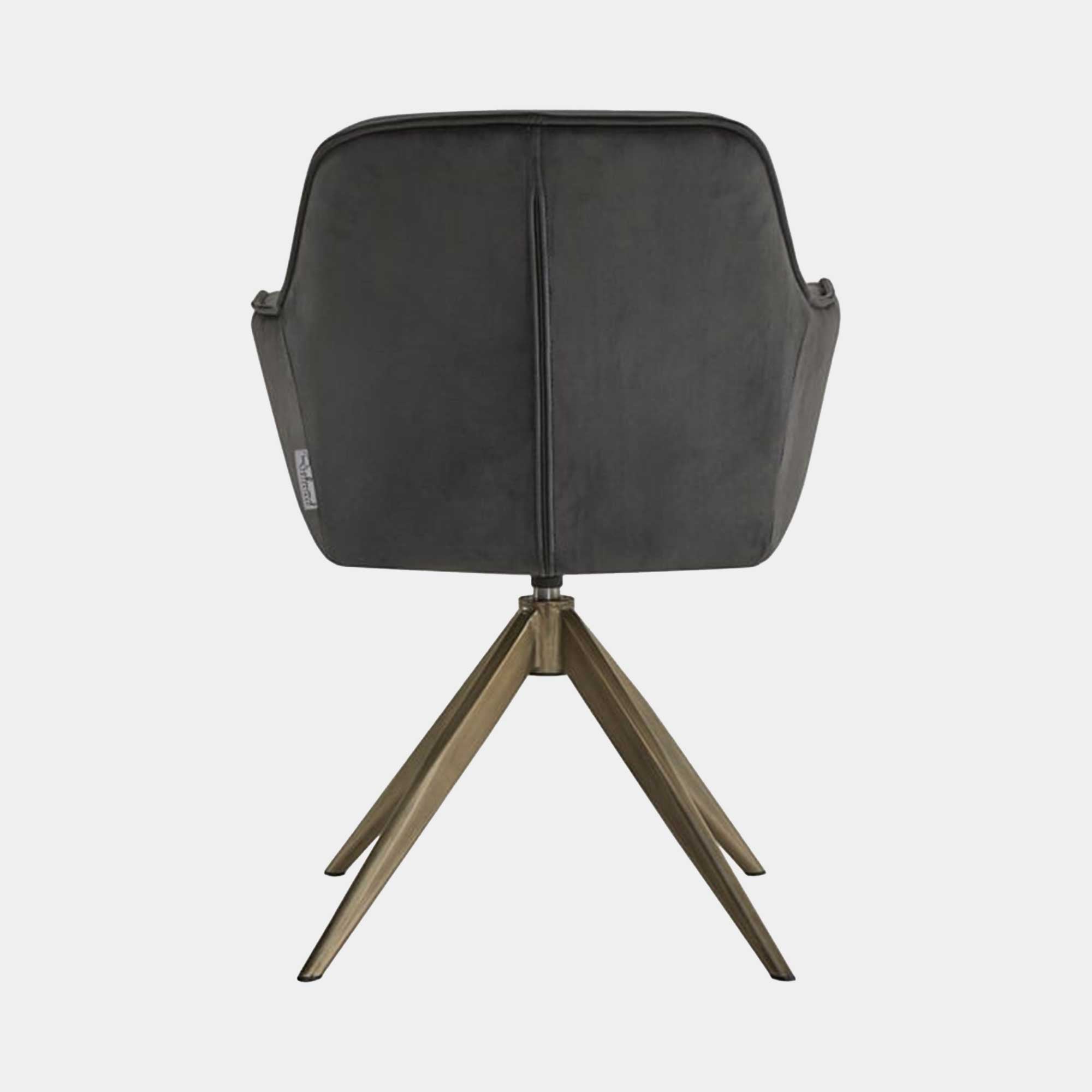 Mila - Dining Chair In Antraciet Velvet